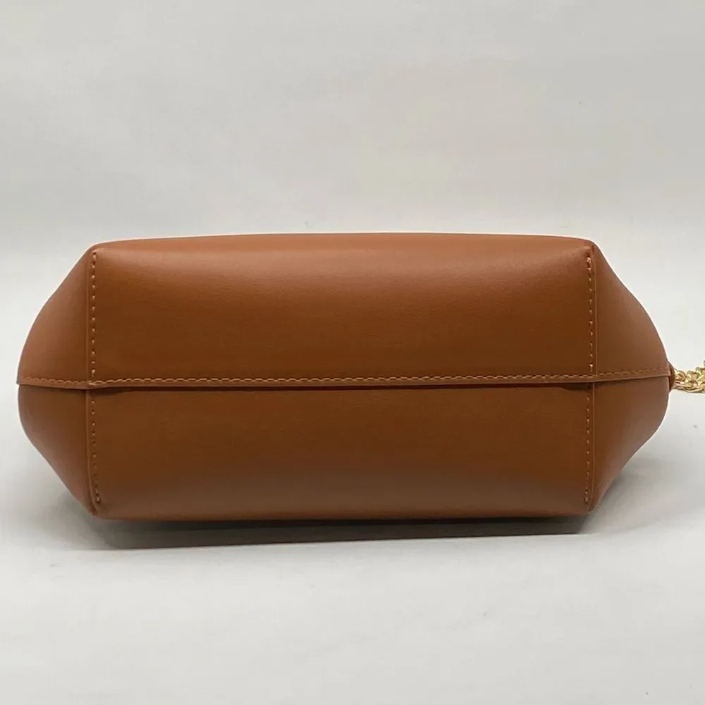 Mansur Gavriel Mini M Frame Leather Crossbody Bag